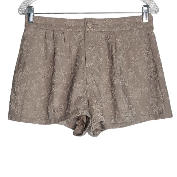 Free People Pants - Free People Jacquard  Floral High Rise Shorts, Size 4